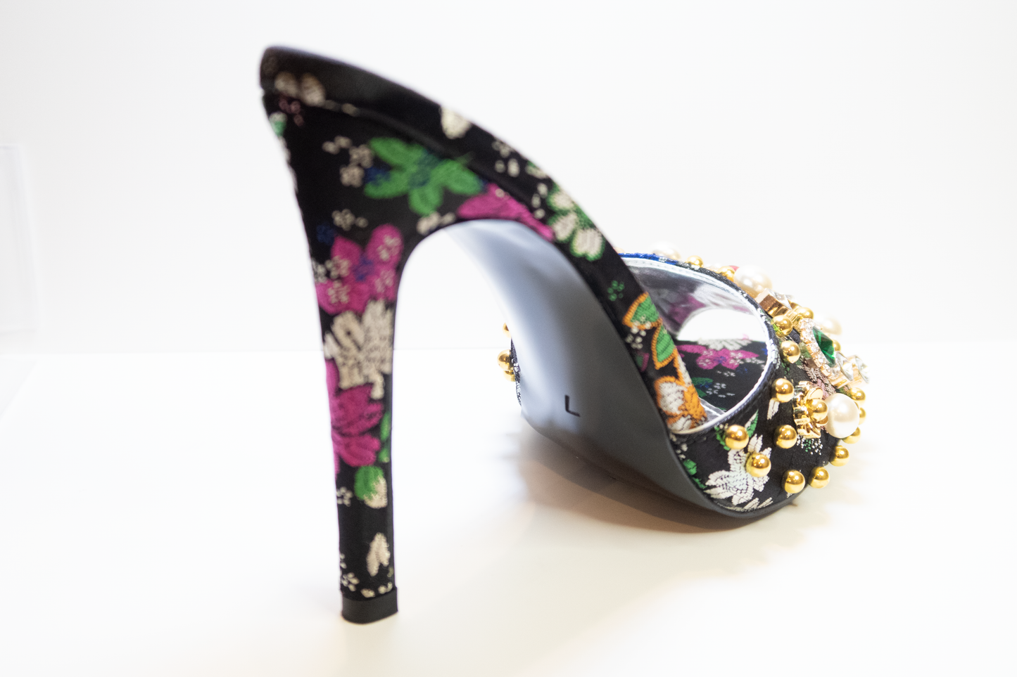 Naughty Girl Embellished Mule